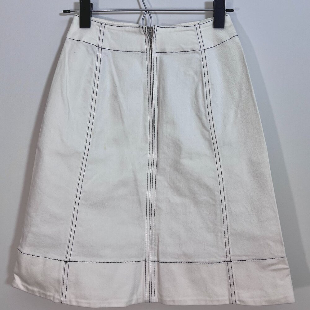 Uniqlo and Lemaire White Flare Skirt Size XS